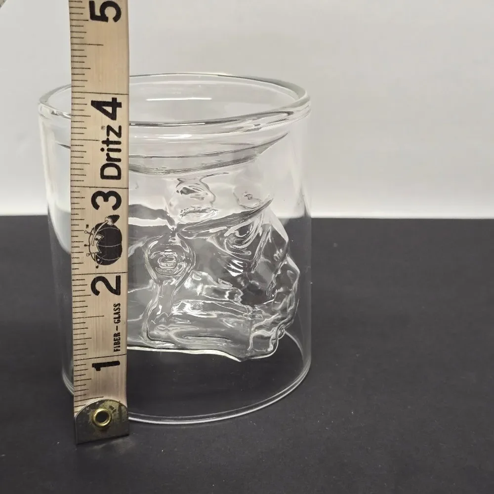 Star Wars Stormtrooper Helmet Double Wall Clear Whiskey Drinking Glass